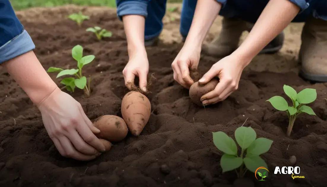 Técnicas de plantio da batata doce