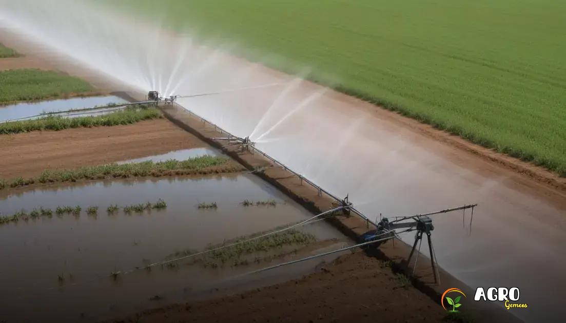 Como a irrigação afeta a nutrição vegetal?